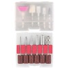 YFFSFDC Nail Care Set, 11 Pieces, Nail Drill Bit Set,