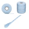 Creative Deco 200 m Pastel Blue Macrame Yarn Cotton Polyester