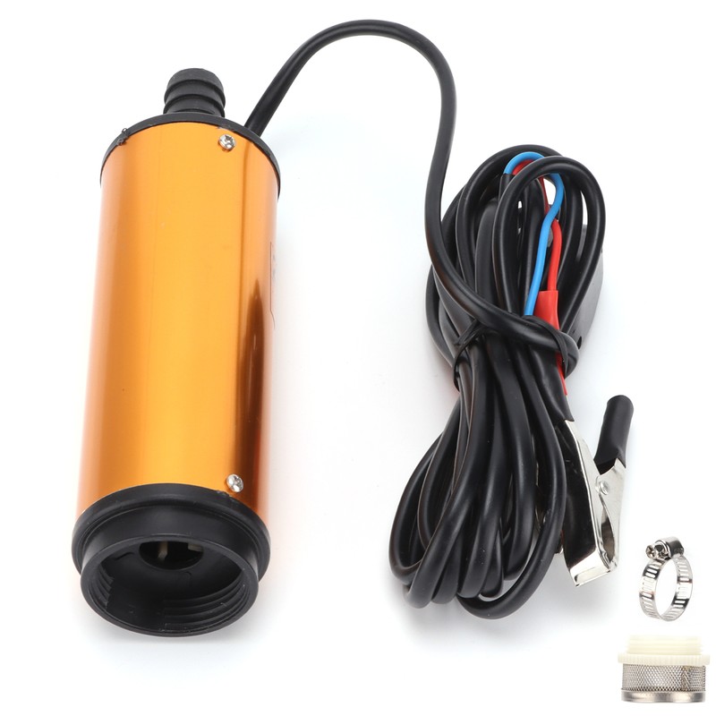 DC 24V Fuel Transfer Pump Electric Portable Mini Aluminium Alloy