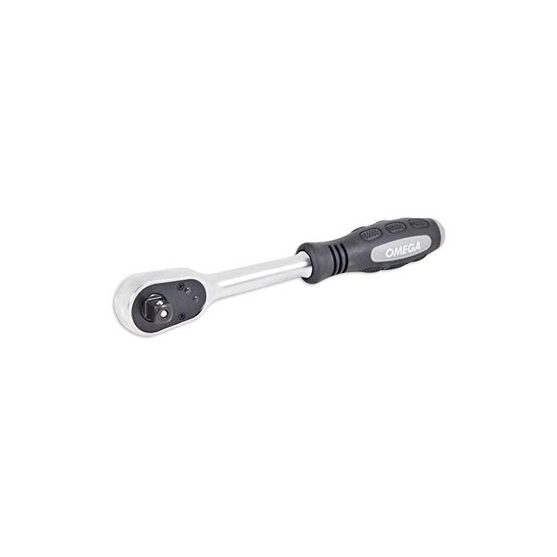 Omega Mechanix M0380 Ratchet Handle 3/8 Drive Socket, 45 teeth