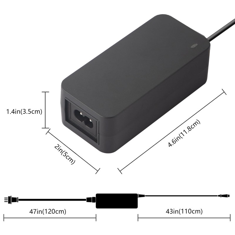 VOQIGTE 19V 2.5A Power Supply Adapter for Positive Grid Spark