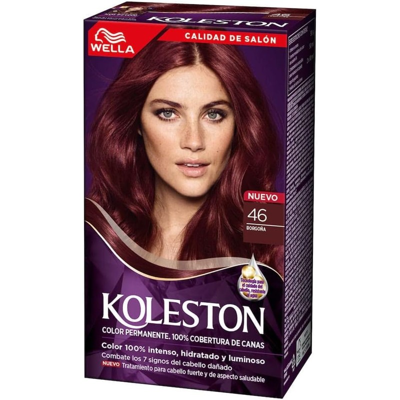 Koleston Tinte Permanente 46 Borgoña, 70 ml - Paquete de
