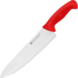 Knife,Chef,9-1/2" L,Red Handle