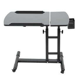 RustyVioum Tattoo Desk, Tattoo Armrest Stand Portable Mobile Tattoo Work Station Adjustable Tattoo Drawing Equipment, Large Tattoo Tray Mobile Workstation, Height 22.64-35.43inch Adjustable