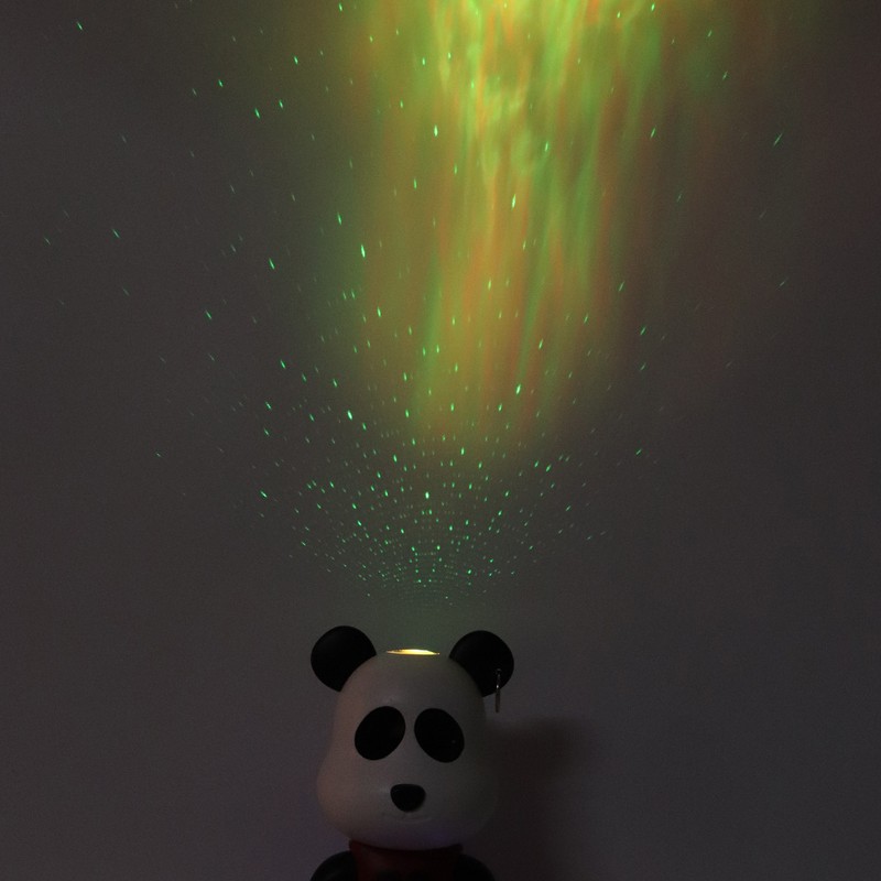 Star Light Projector with Bluetooth Speaker Panda Shape Projection Lamp