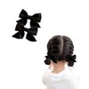 Bow Hair Clips for Girls Black Hair Bow Barrettes for