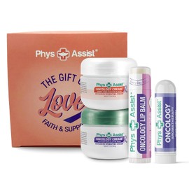 PhysAssist Paquete de cuidado del cáncer para mujeres. Regalo cómodo para pacientes con quimioterapia. El regalo del amor, la fe y el apoyo.