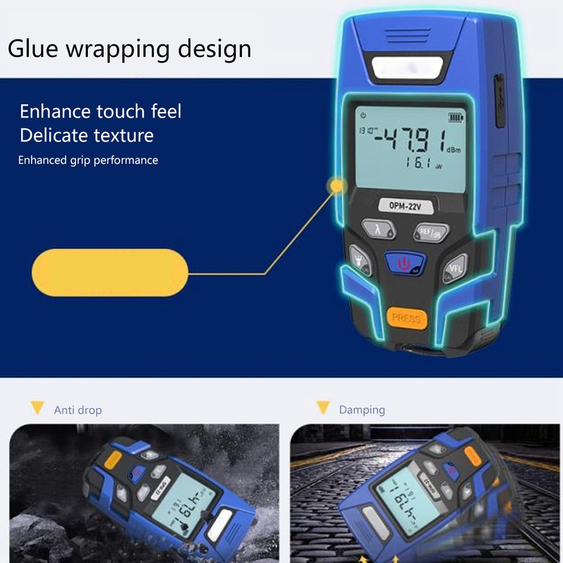 Optical Power Meter with LED Flashlight Network Line Sequence Test