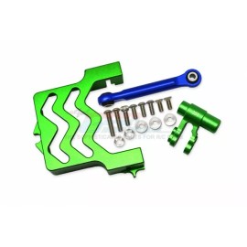 GPM NEW SERVO MOUNT STAINLESS STEEL TIEROD+25T For 1/5TRAXXAS X-MAXX/TXM024N - Green