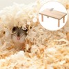 Hamster Platform, Hamster Accessories, 1 Pcs Wooden Hamster Cage Accessory,