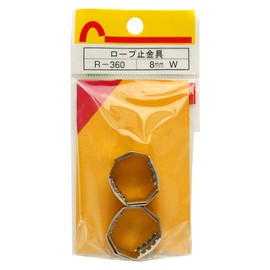 Wake Industry R-360 Rope Fastening Hardware 0.3 inches (8 mm) (W) Tightening Terminal Processing Pack of 4