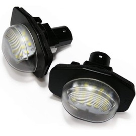 Toyota LED License Lamp, License Plate Light, 18 LED, Super White, Genuine Replacement Type, Light Unit, Toyota Alphard, Vellfire Wish, 20 Series, Corolla 140/150 Series, Sienna 30 Series, Auris Ist,