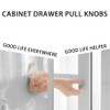 Wzttdm 16 PCS Cabinet Drawer Pull Knobs - Self Adhesive