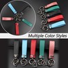 Turcee Leather Car Keychain - Carbon Fiber Interior Key Fob