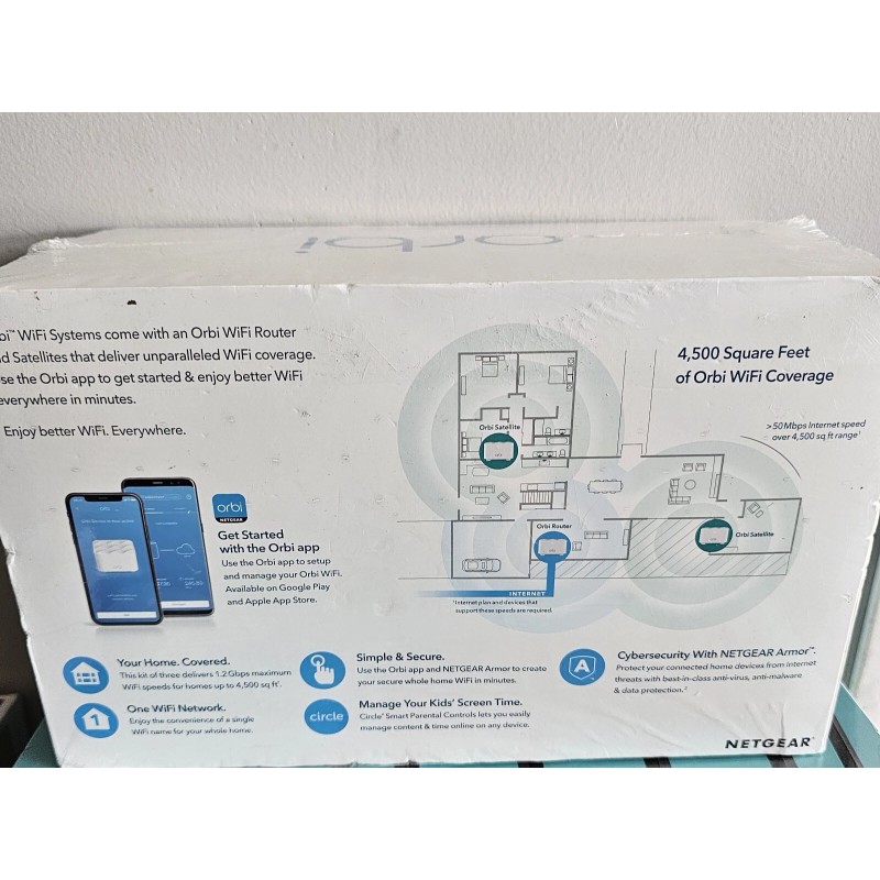 Netgear (RBK13) Orbi Whole Home Mesh WiFi System