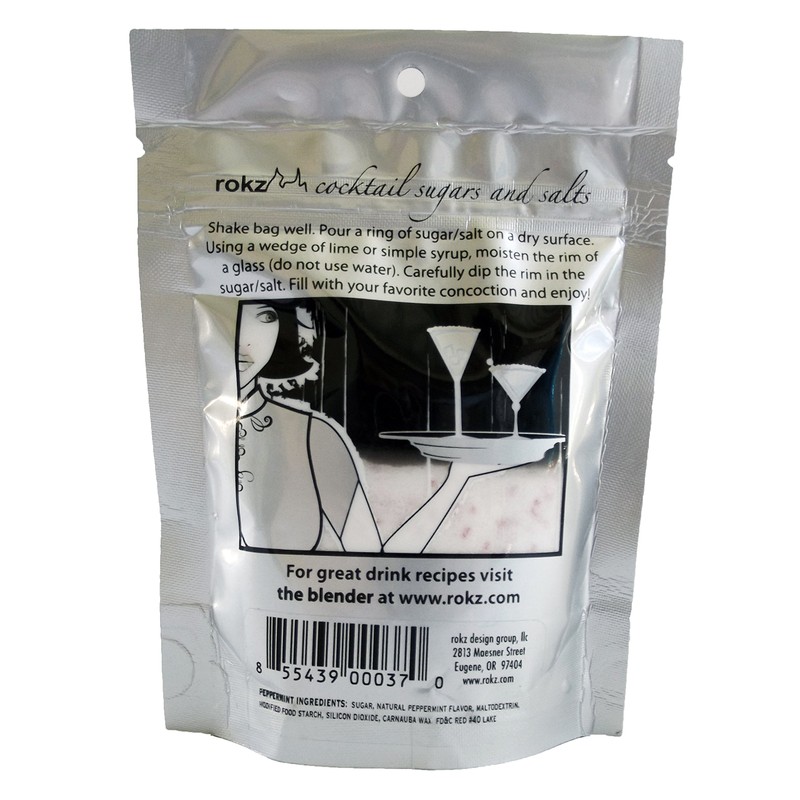 rokz Peppermint Cocktail Sugar - 3 pack