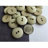 Unbranded 12 Sage Green slightly domed 2-hole sew-through plastic buttons