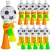 Ipetboom Toys 20Pcs Soccer Fan Trumpet Toys Air Horn Loud