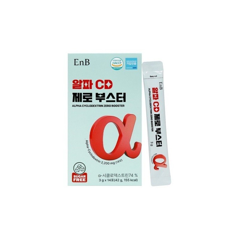 EnB 알파CD 제로 부스터 알파 시클로덱스트린 14스틱 시디 사이클로 덱스트린