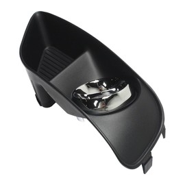 KarParts360 For Chrysler 300 2012 2013 2014 Fog Light Bezel Driver Side | SRT-8 Model | Chrome Finish | Black | For Models Excluded Parking Aid Sensor | Replacement For CH1038150 | 68146901AA