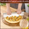 Pickmesh Pizza Cutter and Round Serving Board Gift Set 16