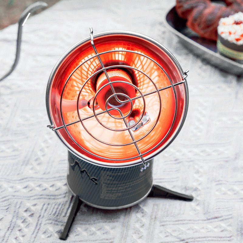 Mini Gas Heater with Electron Lighter Portable Heating Gas Stove