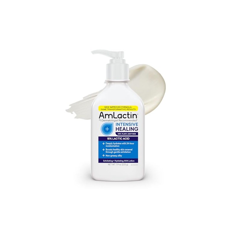 AmLactin Rapid Relief Restoring Lotion Ceramides 24-Hr Dry Skin Relief