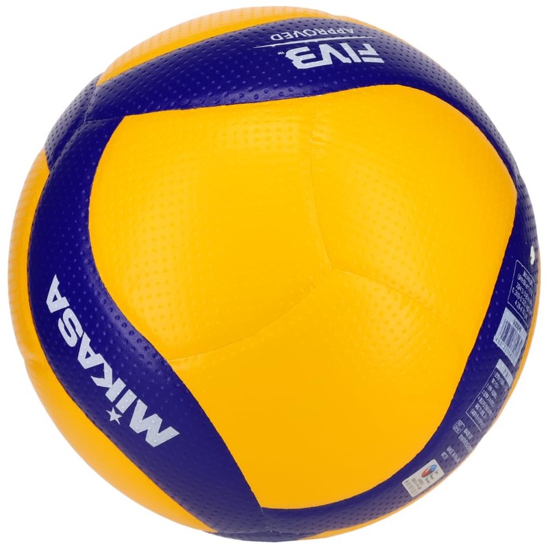 MIKASA Pallone Volley Gara V200W, Unisex Adulto, Blu/Giallo, 5