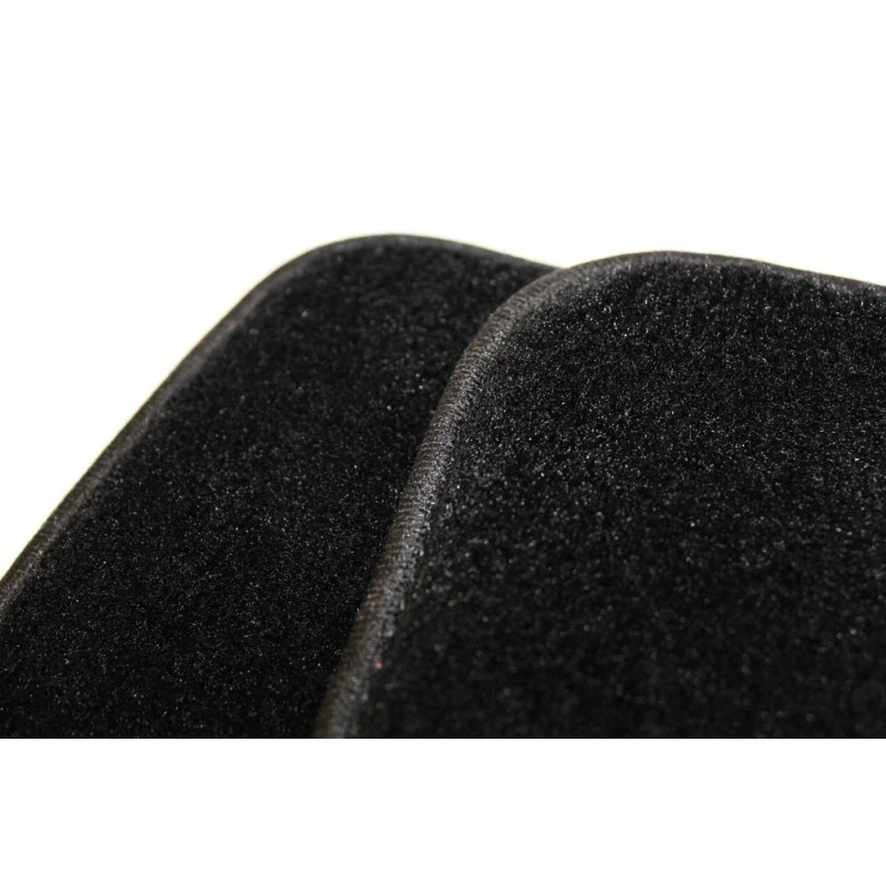 AFM NEW! 1968-1972 CHEVELLE Floor Mats Black Carpet Embroidered RED