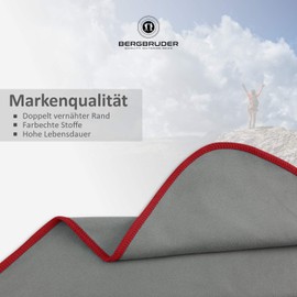 BERGBRUDER Microfibre Hand Towels – Many Sizes and Colours – Ultralight, Compact & Quick Drying – Microfibre Towel, Travel Towel, Sports Towel, Bath Towel Set with Bag