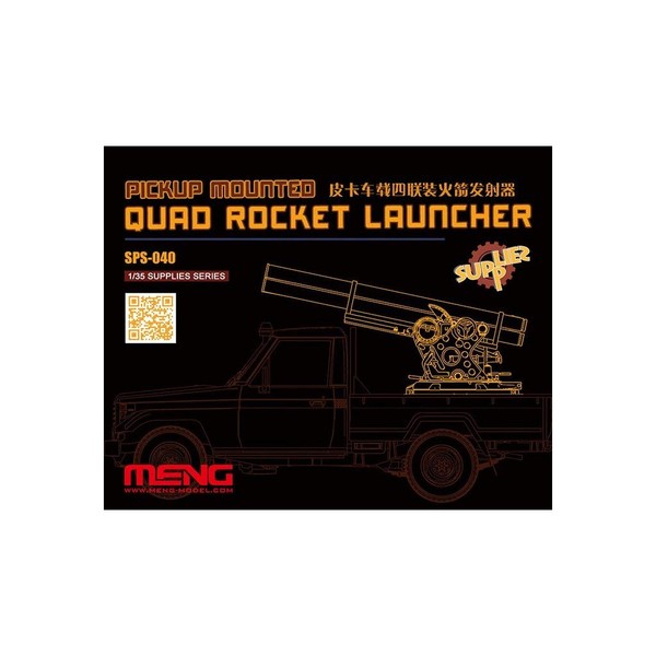 MENG SPS-040 Model 1: 35 Pick-Up Mounted Quad Rocket Launcher