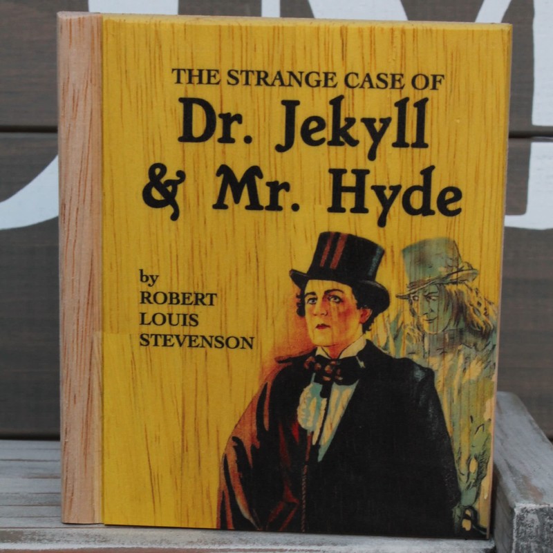 Classic SciFi 6pc Solid Wood Book Coaster Set