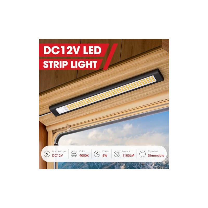 12V LED Light, 12 Volt Light Bar, Enclosed Trailer Lights,
