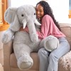 Vermont Teddy Bear Giant Elephant Stuffed Animal – 4 Foot