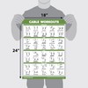 4 Pack - Cable Machine Workout Posters Volume 1 &