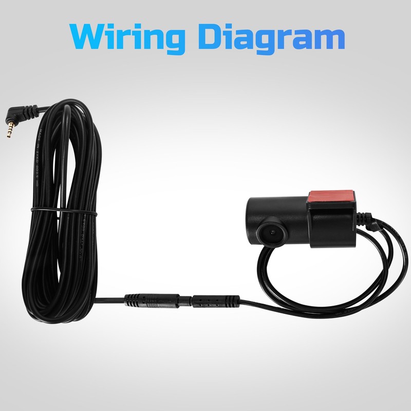 TOOXYZ Original Rear Camera,Compatible with J13 Dash cams,120° Wide-Angle Lens,1080p