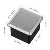 KYHSHJ 4.8A USB Chargers Pop Up Floor Waterproof Electrical Outlet