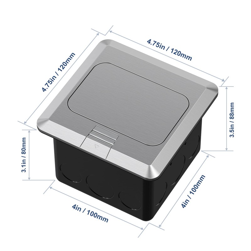 KYHSHJ 4.8A USB Chargers Pop Up Floor Waterproof Electrical Outlet