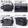 Daiwa Hip Bag (D) Spiral Black 16×34×23cm (6.3×13.4×9.1 inches)