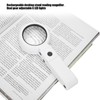Desktop Handheld LED Magnifier 7X USB Battery Powered Reading Magnifying