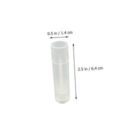 Baluue 30pcs Clear Lip Balm Tubes Refillable Lipstick Container Applicator for Lip Oil and Gloss for Makeup Artists and Beginners
