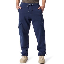 Cross Eyed Moose Men's Motor Cross Pull On Sweat Pant with Cargo Pockets Standard