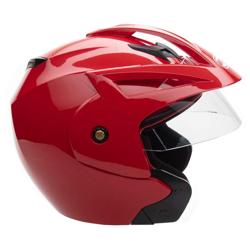 MMG Model 20 Motorcycle Open Face Helmet DOT Street Legal