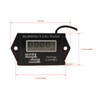 DTI Compatible Tiny Tach TT2B Digital Hour Meter Tachometer w/Bracket