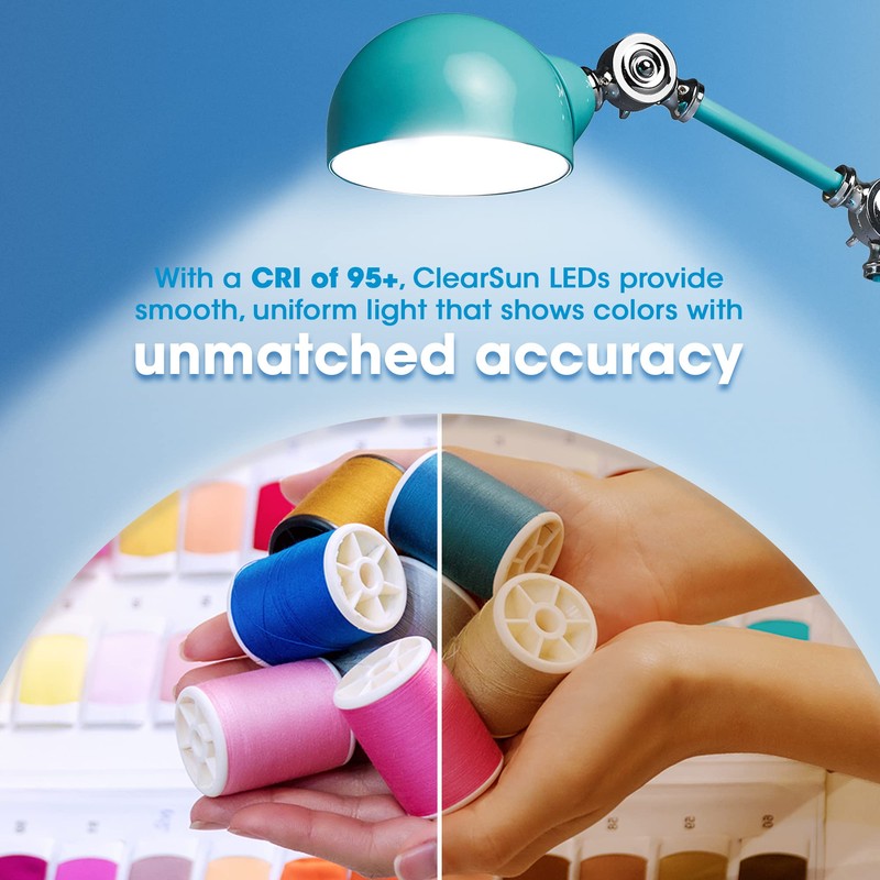 OttLite Revive LED Desk Lamp with ClearSun LED Technology, Turquoise