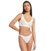 Sloggi Women's Zero Feel Bliss Soft Bra, Silk White