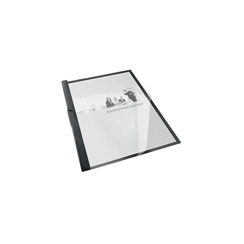 Rexel Choices, 2115647, Clip File, A4, 30 Sheet Capacity, Black