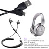 Saipomor USB2.0 to Micro USB Charging Cable QC35 II Headphone