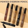 AWCCXMYM 2Pcs Microblading Eyebrow Pencil Kit, 4 Fork Tip Eyebrow