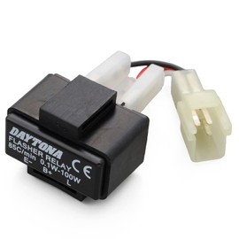 Daytona 94937 Motorcycle Turn Signal Relay LED Compatible Honda 4 Pin (0.1 W - 100 W)